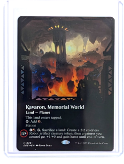 Kavaron, Memorial World M 0281 Borderless FOIL MTG Edge Of Eternities EOE NM/M - Image 3