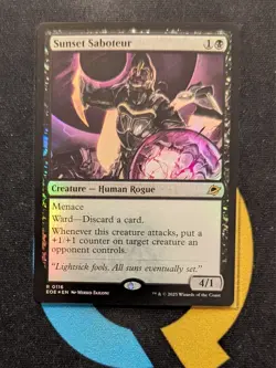 Sunset Saboteur Foil Rare Edge of Eternities EOE 116 MTG - Image 1