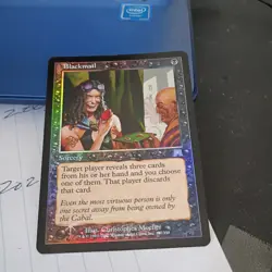 1 x FOIL Blackmail - Onslaught - MTG Magic the Gathering - Black LP - Image 1