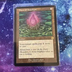 Thorn of Amethyst (REGULAR) x1 - MTG The Brothers' War Retro Artifacts BRR #60 - Image 1