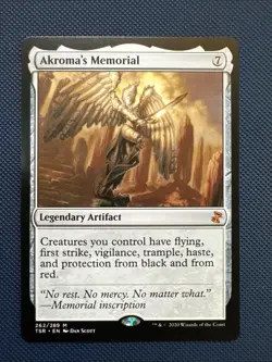 MTG Akroma's Memorial - Time Spiral: Remastered (TSR) NM - Image 1