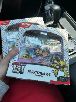 TCG Scarlet & Violet Pokemon 151 Alakazam ex Collection Box Sealed - Image 1