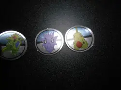 Pokemon Magazine Promo Ginpika Himitsu Mini Card x3 Tyranitar Evolutions #2982 - Image 2