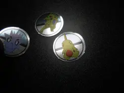 Pokemon Magazine Promo Ginpika Himitsu Mini Card x3 Tyranitar Evolutions #2982 - Image 4