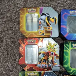 Pokemon Tins (EMPTY) Lot Of 12 Paradox Destinies,Paradox Clash, Azure Legends - Image 2