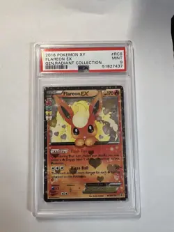 Pokemon XY Flareon EX radiant collection RC6/RC32 PSA 9 MINT - Image 1