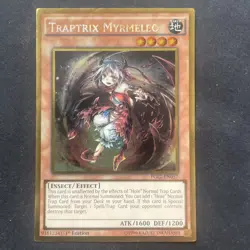 PGL2-EN037 Traptrix Myrmeleo Gold Rare 1st Edition YuGiOh - Image 1