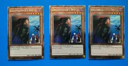 x3 Playset Near Mint Yugioh Gravekeeper's Spy - RA03-EN121 Platinum Secret Rare - Image 1
