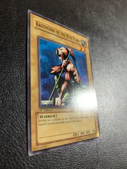 Yugioh Kagemusha of the Blue Flame - 1st Edition - LOB-028 ASIAN ENGLISH - Image 2