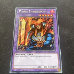 MIL1-EN038 FLAME SWORDSMAN RARE 1ST EDITION YuGiOh CARD - Image 5