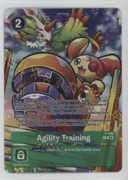 2020-Current Digimon Card Game - Promos Agility Training #P-106 02l5 - Image 1