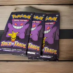 3 Pack Pokemon TCG Trick or Trade Booster Packs 22 23 24 Halloween Card Bundle 3 - Image 1