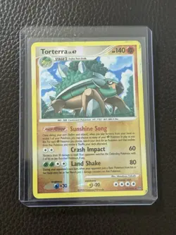 Pokemon 2008 Stormfront Torterra LV. 47 Reverse Holo Rare Card #11/100 - Image 1