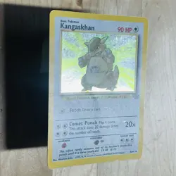 Vintage 1999 Kangaskhan 5/64 Jungle Holo Rare English Pokemon TCG WOTC MP Card - Image 3