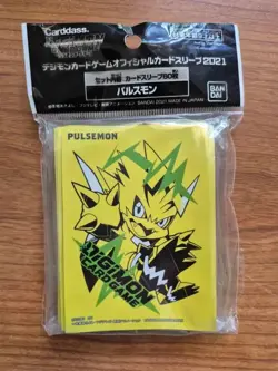 Digimon Card Game Bandai Official Pulsemon Sleeves 60ct Sealed New - Image 1