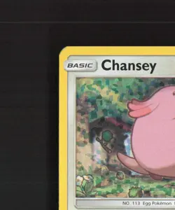 Chansey 10/12 McDonalds 2018 Promo Holo Rare Pokemon Card LP - Image 3