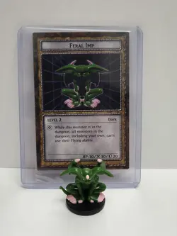 Yu-Gi-Oh Dungeon Dice Monsters - Figure & Card - Feral Imp - Image 1