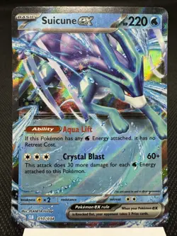 Suicune ex 010/034 - Ultra Rare Holo - CLB Trading Card Classic Pokemon NM - Image 1