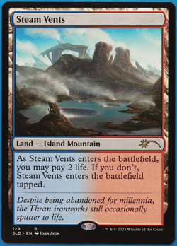 Steam Vents (Secret Lair Promo) NM MTG MAGIC CARD (498939) ABUGames - Image 1