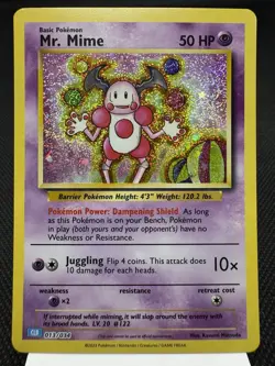 Mr. Mime 013/034 - Holo Rare - CLB Trading Card Classic Pokemon MINT - Image 1