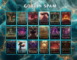 Goblin Spam / Ganondorf / Zelda MTG Alternative Full Art Commander Deck - Image 5