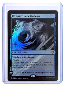 Uthros, Titanic Godcore M 0260 FOIL MTG Edge Of Eternities EOE EN NM/M - Image 3