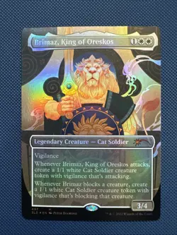 MTG Brimaz, King of Oreskos - Secret Lair Drop Series (SLD) NM Foil - Image 1
