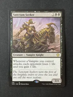 MTG Commander: Innistrad Crimson Vow #136 Sanctum Seeker NM - Image 1