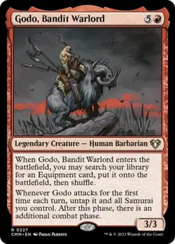 Godo, Bandit Warlord - Near Mint MTG Commander Masters - Image 1