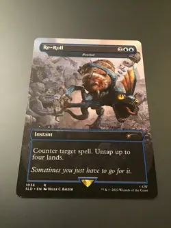 MTG Secret Lair #1036 Re-Roll Borderless NM - Image 1