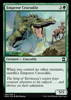 Emperor Crocodile -Foil Light Play MTG Eternal Masters - Image 1
