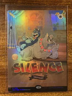 MTG✨SILENCE Borderless/Full Art 🌈 FOIL✨SLD Twisted Toons MINT RARE UNPLAYED ! - Image 1