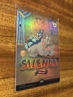 MTG✨SILENCE Borderless/Full Art 🌈 FOIL✨SLD Twisted Toons MINT RARE UNPLAYED ! - Image 3