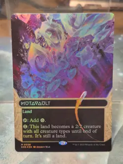 FOIL M 0028 Mutavault STELLAR SIGHTS BORDERLESS Edge of Eternities MTG Card EOS - Image 1