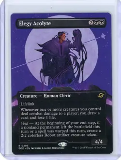 Elegy Acolyte- Edge of Eternities Borderless Regular MTG-NM - Image 1