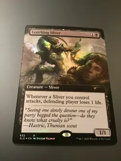 MTG Secret Lair #632 Leeching Sliver Extended Art Foil NM - Image 1
