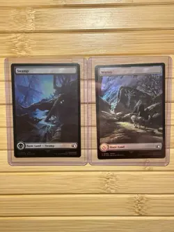 MTG Final Fantasy Lands bundle, Wastes and Swap (Foil) - Image 1