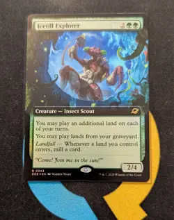Icetill Explorer Foil Extended Art Rare Edge of Eternities EOE 343 MTG - Image 1