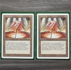 2x RARE Mana Vault Artifact Cards, LP/NM Magic Gathering 3ED Revised Edition MTG - Image 2