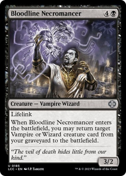 mtg magic bloodline necromancer ENGLISH necromancien de la lignee ixalan - Image 1
