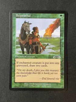 MTG Exodus #106 Bequeathal LP Common - Image 1