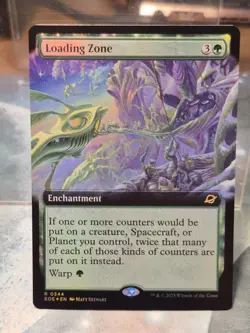 R 0344 Loading Zone FOIL EXTENDED ART Edge of Eternities MTG Card EOE - Image 1