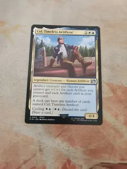 Cid. Timeless Artificer (412) Final Fantasy MTG NM - Image 1