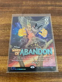 MTG✨WINDS OF ABANDON Brdless/Full Art 🌈 FOIL✨SLD Twisted Toons MINT RARE - Image 5