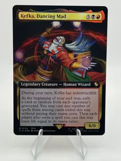 MTG Final Fantasy - Kefka, Dancing Mad - R 0147 (Borderless Foil) MTG FF: FIC - Image 1