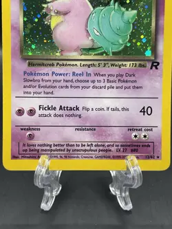 Pokemon TCG Dark Slowbro Team Rocket 12/82 Unlimited Holo WOTC - Rare - NM - Image 3