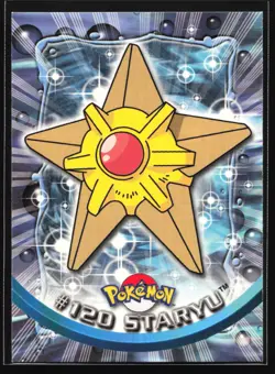 Pokemon Staryu #120 Topps TV Animation Series 2 Blue Logo - Image 1