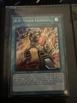Yugioh! 1x R.B. Stage Landing DUAD-EN096 Secret Rare 1st Ed NM - Image 1