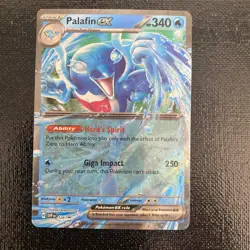 Pokemon TCG Palafin ex SVP 126 Black Star Promo Double Rare Holo NM - Image 1