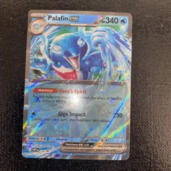 Pokemon TCG Palafin ex SVP 126 Black Star Promo Double Rare Holo NM - Image 2